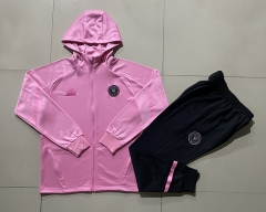 2024-25 Inter Miami CF Black  Thailand Soccer Jacket Uniform with Hat-815
