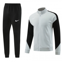 2024-2025 Nike Gray Thailand Soccer Jacket Uniform-LH