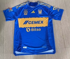(S-3XL) 2024-2025 Tigres UANL Blue Thailand Soccer Jersey AAA-912