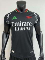 Player Version 2024-2025 Arsenal Away Black Thailand Soccer Jersey AAA-888