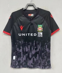 2024-25 Wrexham  Away Black Thailand Soccer Jersey AAA-2386