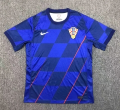 2024-2025 Croatia Away Blue Thailand Soccer Jersey AAA-417