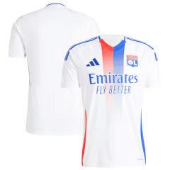 2024-25 Olympique Lyonnais Home White Thailand Soccer Jersey AAA-1475