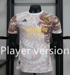 Player Version 2024-2025 Real Madrid  White Thailand Soccer Jersey AAA-888