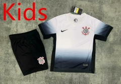 24-25 Corinthians Home White Kids/Youth Soccer Unifrom-2483
