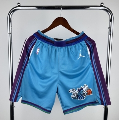 2024 City Edition Charlotte Hornets Blue NBA Shorts-311