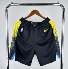 2024 City Edition Indiana Pacers Black NBA Shorts-311