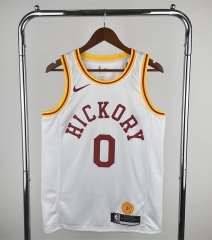 2020 Retro Edition Indiana Pacers White #0 NBA Jersey-311