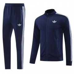 2024-2025 Adida s Royal Blue Thailand Soccer Jacket Uniform-LH