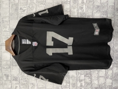 NFL Raiders  Black #17 Jersey