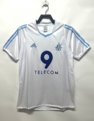 Retro Version 03-04 Olympique de Marseille Home White Thailand Sccer Jersey AAA-811