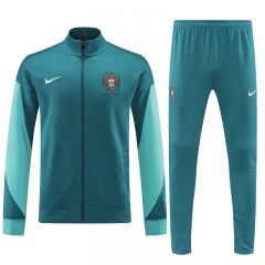 2024-2025 Portugal Green Thailand Soccer Jacket Uniform-4627