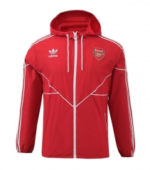 2024-25 Arsenal Red Wind Coat With Hat -518