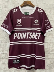 2024  Manly Warringah Sea Eagles  Red  Thailand NRL Jersey AAA