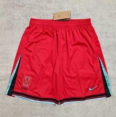 2024-2025 Korea Republic Home Red Thailand Soccer Shorts