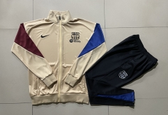 2024-2025 Barcelona Yellow Thailand Soccer Jacket Uniform-815