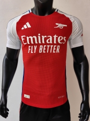 Player Version 2024-2025 correct version Arsenal Home Red&White Thailand Soccer Jersey AAA-807