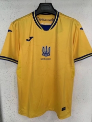 2024-2025 Ukraine Yellow Thailand Soccer Jersey AAA-709