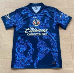 (S-3XL) 2024-2025 Club America Away Blue Thailand Soccer Jersey AAA-912