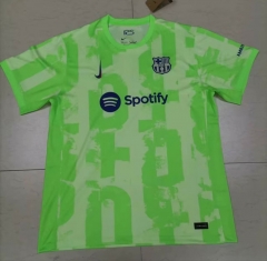 (S-4XL) 2024-2025 Barcelona 2nd Away Green Thailand Soccer Jersey AAA-818