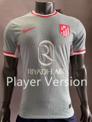 (S-3XL) Player Version 2024-2025 Atletico Madrid Away Light Green Thailand Soccer Jersey AAA-518