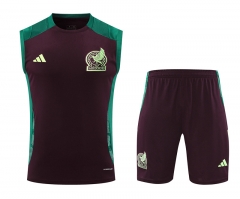 2024-2025 Moxico Red Thailand Vest  Soccer Uniform-418