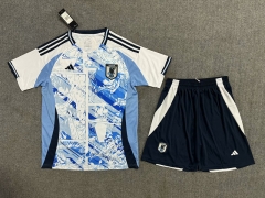 2024-2025 Japan Blue&White Kid/Youth Soccer Uniform-6748