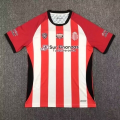 2024-2025 Barracas Central Home Red&White Thailand Soccer Jersey AAA-417
