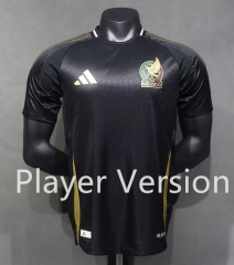 (S-3XL) Player Version 2024-2025 Mexico Black Thailand Soccer Jersey AAA-518