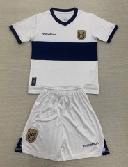 2024-2025 Ecuador Away White Soccer Uniform-AY
