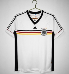Retro Version 1998  Germany Home White Thailand Soccer Jersey AAA-c1046