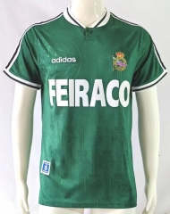 Retro Vesion 99-00 Deportivo La Coruña Away Green Thailand Soccer Jersey AAA-503