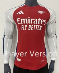 Player Version 24-25 Arsenal Home Red LS Thailand Soccer Jersey AAA-7642
