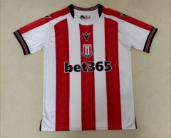 2024-2025 Stoke City Home Red&White Thailand Soccer Jersey AAA-2044