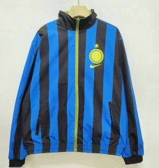 2024-2025Retro version  Inter Milan Blue&Black Thailand Trench Coats -0255