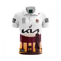 （s-5xl）24-25 Mustang Away White  Thailand Rugby Shirt
