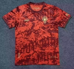 2024-2025 Portugal Red Thailand Soccer Training Jersey AAA-9070