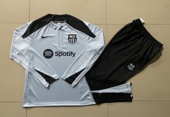 2024-2025 Barcelona Light Blue Thailand Soccer Tracksuit-815