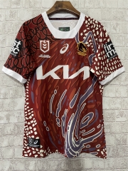 （s-5xl）24-25 Mustang Home Red  Thailand Rugby Shirt