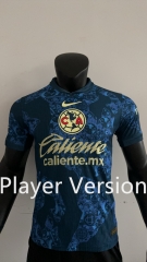 Player Version 2024-2025 Club America Away Blue Thailand Soccer Jersey AAA-4952