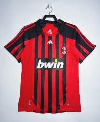 Retro Version 07-08 AC Milan Home Red&Black Thailand Soccer Jersey AAA-811