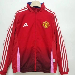 2024-2025 Manchester United Red Trench Coats-0255