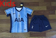 2024-25 Tottenham Hotspur Away Blue Youth/Kids Soccer Uniform-709