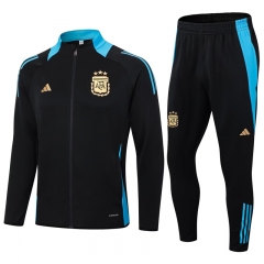 2024-2025 Argentina Black  Thailand Soccer Jacket Uniform-411