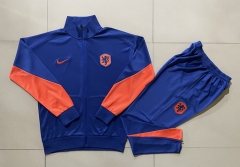 2024-25 Netherlands Cai Blue Thailand Soccer Jacket Uniform-815