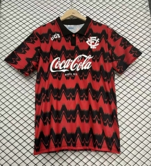 Retro Version 1992 EC Vitória Home Red&Black Thailand Soccer Jersey AAA-GB