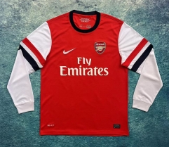 Retro Version 12-13 Arsenal Home Red LS Thailand Soccer Jersey AAA-6590
