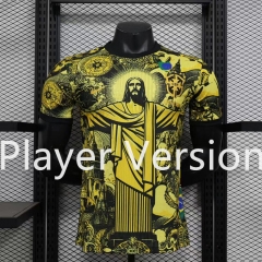 Player Version 2024-2025 Brazil Yellow  Thailand Soccer Jersey AAA-888