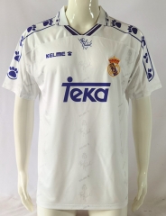 Retro Version 94-96  Real Madrid Home White  Thailand Soccer Jersey AAA-503
