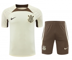 2024-2025 Corinthians Light Yellow Thailand Soccer Uniform-418
